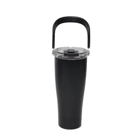 Stainless Steel Insulated Tumbler With Handle And Straw Large Capacity Vacuum Travel Mug Car Cup For Outdoor Office