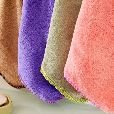 Süßes Hasen Hängehandtuch Saugfähiges Korallenfleece Küche Bad Spültuch