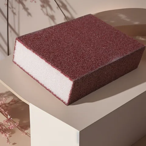 High Density Emery Sponge Eraser Kitchen Pot Bottom Rust Descaling Magic Cleaning Sponge Pad
