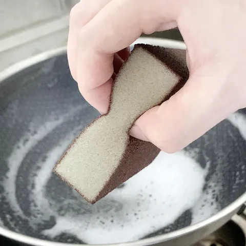 Esponja Limpiadora de Nanocarborundo Cocina Desincrustación Resistente Estropajo Multiusos Herramienta Fregadora de Olla