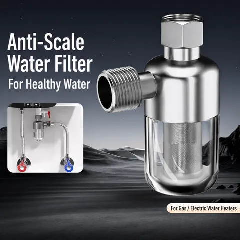 Pre-filtro per scaldabagno domestico universale ingresso acqua di rubinetto purificatore d'acqua per lavatrice
