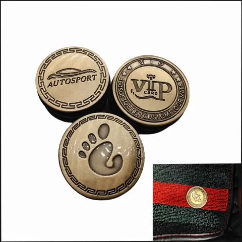 Universal Car Floor Mat Clips 360 Soft Floor Carpet Fixing Buckles Copper Plastic Car Interior Accessories Fastener