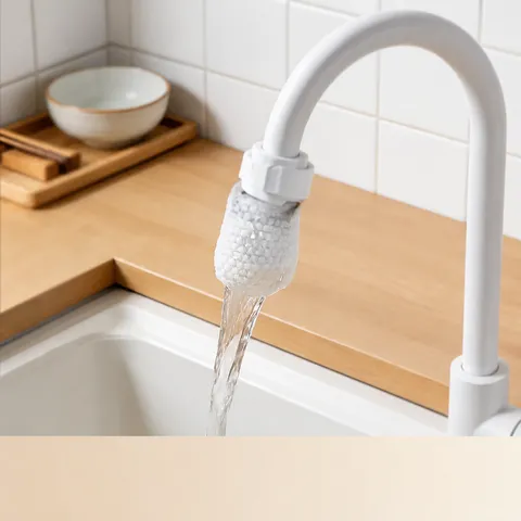 Faucet Filter Bag Non-Woven Water Purifier Anti-Splash Filter Mesh Kitchen Tap Tool with Cable Ties Home Supplies