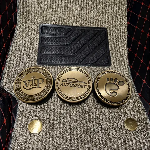Universal Car Floor Mat Clips 360 Soft Floor Carpet Fixing Buckles Copper Plastic Car Interior Accessories Fastener