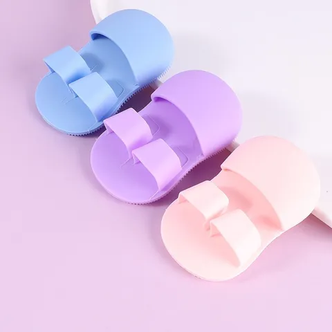 Brosse de Nettoyage Visage en Silicone Poils Doux Épurateur de Visage Nettoyage des Pores Élimination des Points Noirs Manchon de Doigt Outil de Soin
