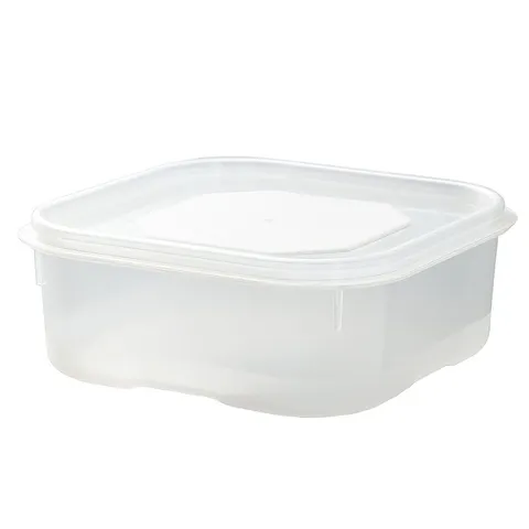 Transparent Plastic Food Storage Container With Lid Airtight Kitchen Refrigerator Freezer Meal Prep Food Box