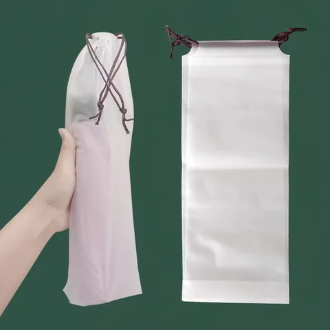 Waterproof Umbrella Storage Bag Portable Drawstring Organizer Translucent Travel Car Umbrella Pouch