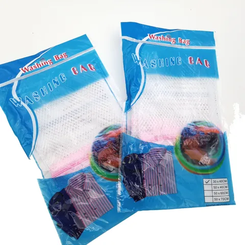 Mesh Laundry Bag Fine Mesh Washing Bag Bra Lingerie Wash Bag With Zipper Clothes Protector Laundry Organizer