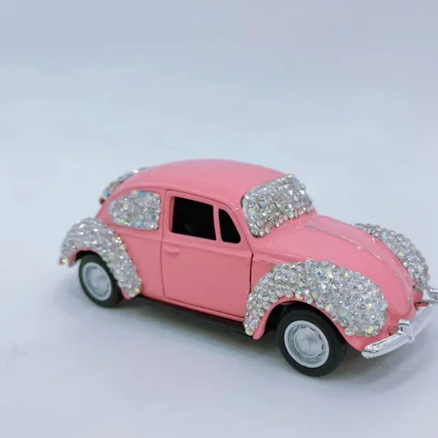 Kreative Strass Vintage Auto Legierung Modell Armaturenbrett Interieur Ornament Süße Klassische Retro Fahrzeug Dekor Tisch Geschenk