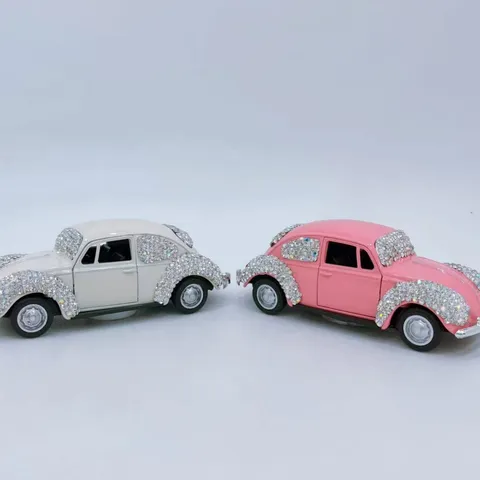 Kreative Strass Vintage Auto Legierung Modell Armaturenbrett Interieur Ornament Süße Klassische Retro Fahrzeug Dekor Tisch Geschenk
