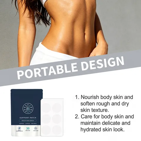 Body Care Support Patches Mild Ingredients Transparent Round Patches Portable Skincare Body Care Patch Comfortable Use