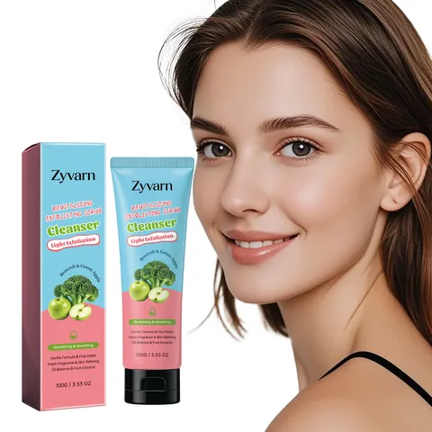 Exfoliante Revitalizante Brócoli Y Manzana Verde Limpieza Suave Crema Cuidado Suavizante Cara Y Cuerpo