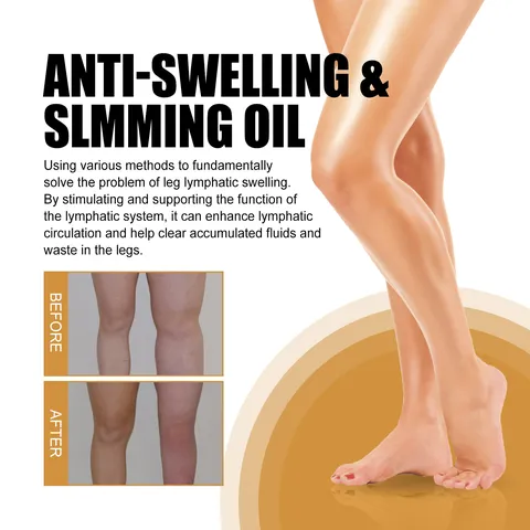 OUHOE Olio Essenziale per il Corpo Snellente Antigonfiore Rassodante Modellante per Gambe Estratto Erboreto Cura del Corpo Per Adulti