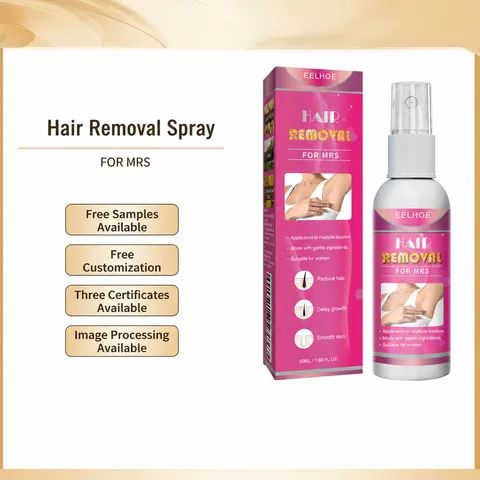 Spray Dépilatoire pour Femmes Doux Sans Douleur Aisselles Jambes Corps Épilateur Spray Rafraîchissant Soin Lisse