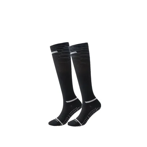 Calcetines de Compresión Atléticos Profesionales Antideslizantes Yoga Pilates Correr Deportes Mangas de Pantorrilla Unisex Nailon