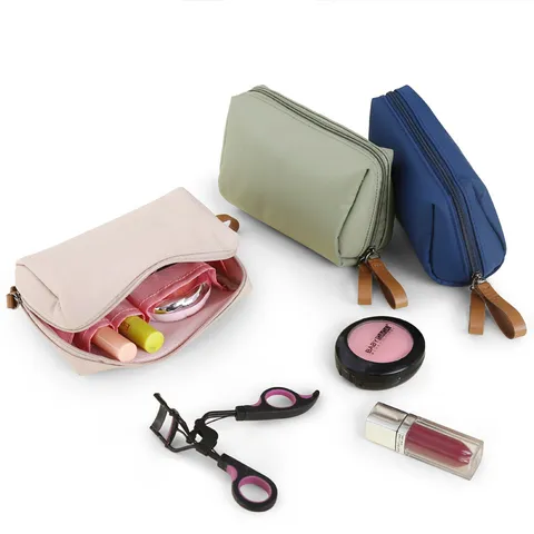 Koreanischer Stil Tragbare Kosmetiktasche Süße Multifunktionale Make-up Tasche Reise Aufbewahrung Organizer Tasche Für Damen Täglichen Gebrauch