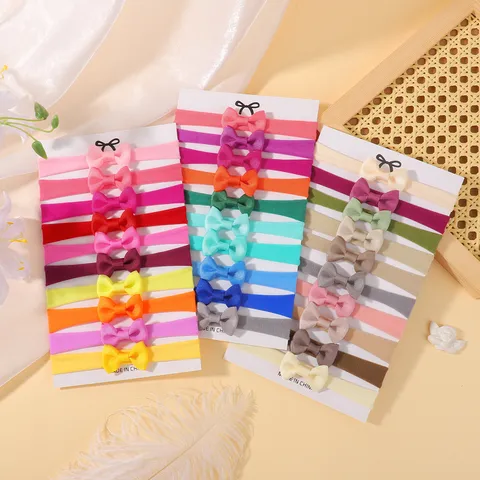 Fascia per Neonati con Fiocco in Nylon Elastico Morbido per Neonati e Bambini Fascia per Capelli per Ragazze Accessori