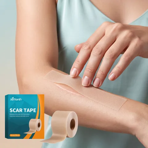 Rollo de Cinta de Cicatriz de Silicona Profesional Para Cuidado de Piel Corporal Parche Transpirable Suave Tratamiento Invisible