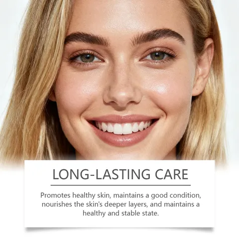 Professional Facial Skin Care Serum Gentle Hydrating and Smoothing Daily Treatment with Cotton Swabs