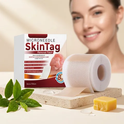 Rollo de Parche de Eliminación de Etiqueta de Piel de Microaguja Invisible Transpirable Parche de Acné Hidrocoloide Para Cara Cuerpo Cuidado Diario de la Piel