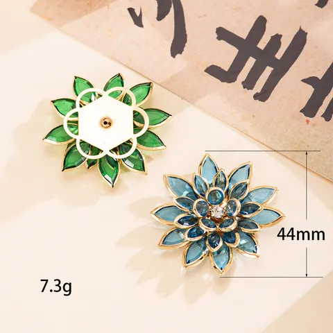 Accessori per Gioielli Fai-da-Te a Forma di Fiore in Acrilico con Occhi di Cavallo Creativi di Moda per Decorazioni di Ciondoli per Scarpe Custodia per Telefono Fiori con Strass