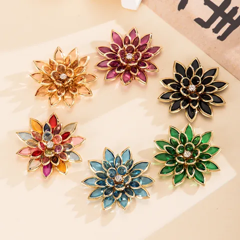 Accessori per Gioielli Fai-da-Te a Forma di Fiore in Acrilico con Occhi di Cavallo Creativi di Moda per Decorazioni di Ciondoli per Scarpe Custodia per Telefono Fiori con Strass