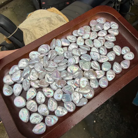Cuentas de Perlas de Agua Dulce Barrocas Naturales Forma de Gota Brillo Fuerte Cuentas Sueltas Para Accesorios de Joyería DIY
