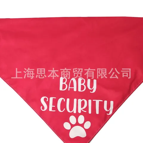 Printed Pet Bandana Triangle Scarf For Dogs Cats Security Pattern Polyester Neck Kerchief Saliva Towel Birthday Holiday Party Accessory
