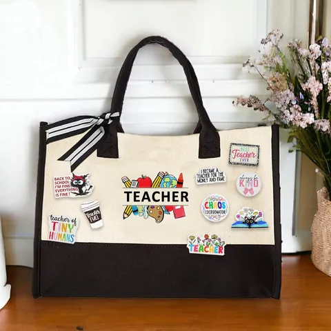 Acrylic Funny Slogan Teacher Brooch Pin For Women Men School Back To School Gift Letter Printed Badge Jewelry Teacher Appreciation Gift