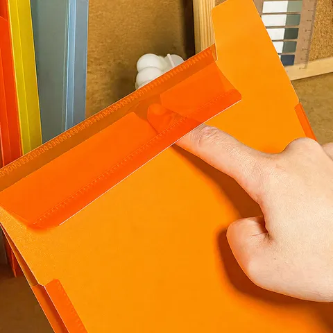 Tragbarer Klarer Dokumentenordner Wasserdichte Erweiterbare Dateitasche Große Kapazität Plastik Organizer Für Büro Schule