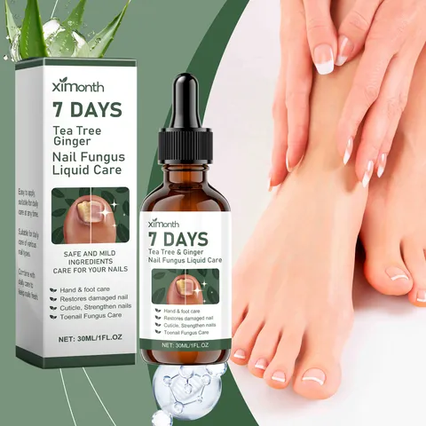 Nail Repair Care Liquid With Tea Tree And Ginger Extract Formula Daily Nourishing Treatment For Hands And Feet
