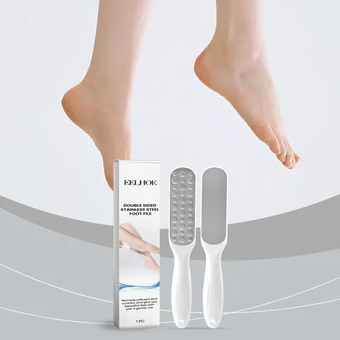 Double Sided Stainless Steel Foot File Professional Pedicure Tool Dead Skin Remover Callus Remover Foot Care Tool
