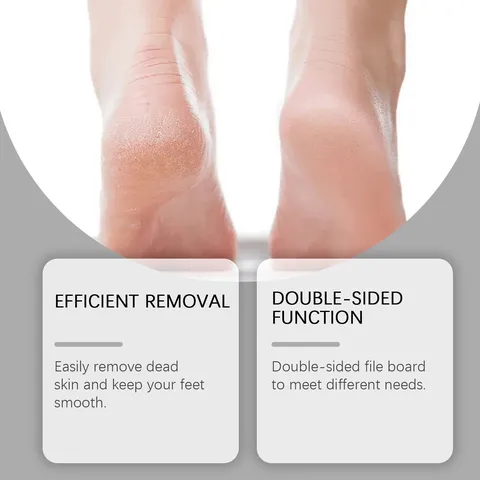 Double Sided Stainless Steel Foot File Professional Pedicure Tool Dead Skin Remover Callus Remover Foot Care Tool