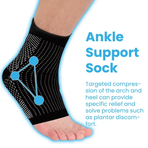 Breathable Athletic Arch Support Socks Anti-Slip Compression Foot Care Footwear For Outdoor Sports Fitness Daily Training