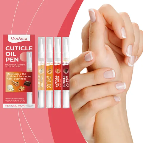 OCEAURA Cuticle Oil Pen Nail Care Nourishing Treatment Plant Essential Oil Hydrating Repairing Finger Nail Care