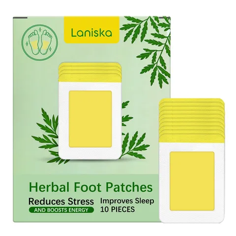 LANISKA Herbal Foot Patches Natural Plant Extracts Gentle Foot Care Pads Relaxing Sleep Wellness Foot Care