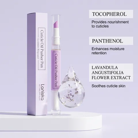 Nourishing Cuticle Oil Pen Portable Nail Treatment Pen Moisturizing Lavender Fragrance Nail Care Tool