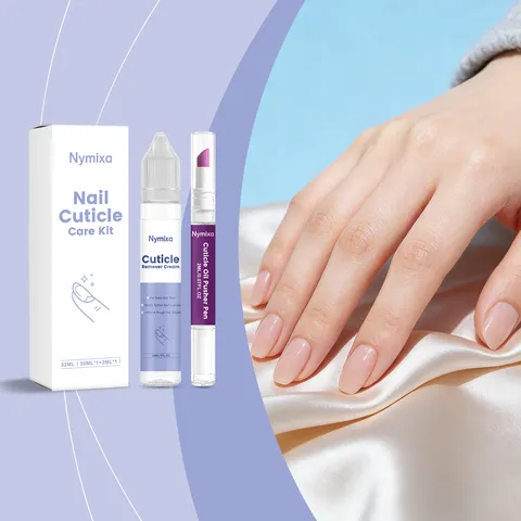 Nail Cuticle Care Kit Cuticle Remover Cream And Nail Nourishing Oil Pen Gentle Moisturizing Manicure Tool Set
