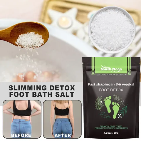 South Moon Herbal Essential Oil Foot Bath Salt Foot Detox Gentle Cleansing Relaxing Body Care For Foot Spa