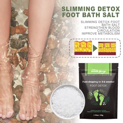 South Moon Herbal Essential Oil Foot Bath Salt Foot Detox Gentle Cleansing Relaxing Body Care For Foot Spa