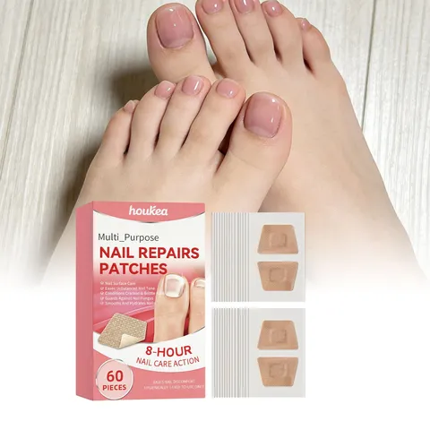Breathable Natural Fit Nail Care Patches Glossy Nail Repair Treatment Pads Daily Convenient Manicure Care