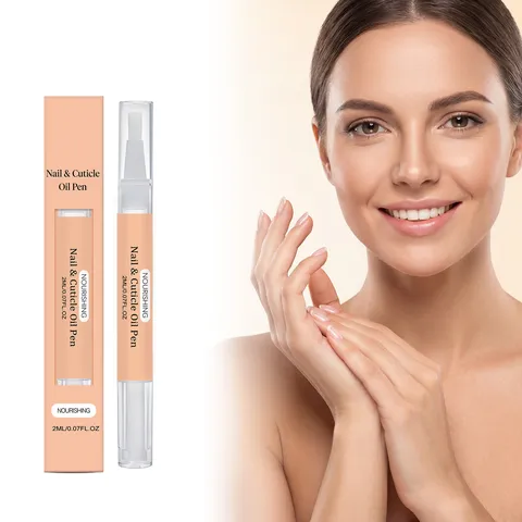 Nail Cuticle Oil Pen Nourishing Moisturizing Treatment With Jojoba Oil Portable Brush Design Nail Care Beauty Tool