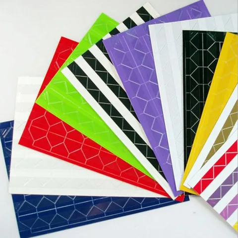 DIY Photo Album Corner Stickers Colorful PVC Self-Adhesive Picture Mounts Scrapbook Journal Craft Accessories