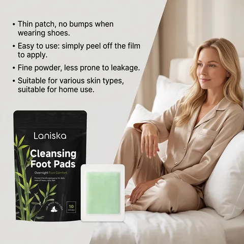 Herbal Cleansing Foot Pads Nighttime Foot Care Relaxing Foot Care Patches for Daily Foot Relaxation and Comfort