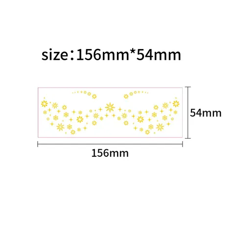 Gold Freckle Temporary Tattoo Stickers Waterproof Metallic Face Makeup Stars Universe Butterfly Glitter Stickers Party
