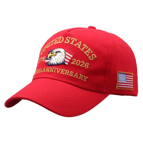 Vintage Cotton United States Commemorative Embroidered Baseball Cap American Flag Eagle Theme Sun Protection Adjustable Hat
