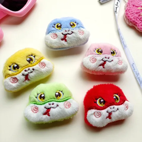 Lindo Accesorio de Serpiente de Peluche de Dibujos Animados Broche de Serpiente DIY Bordado Decoración para Sombrero Zapato Calcetín Regalo