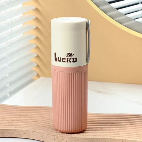 Portable Travel Toothbrush Storage Box Plastic Mouthwash Cup Multifunctional Wash Cup Outdoor Portable Toothbrush Holder