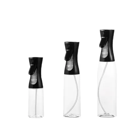 Druk Olie Spray Fles Glas Verstuiver Voor Airfryer Keuken Koken Barbecue Draagbare Olie Dispenser