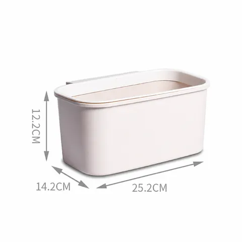 Dormitory Bedside Hanging Storage Basket Plastic Phone Sundries Organizer Rack Student Dorm Bed Headboard Storage Box